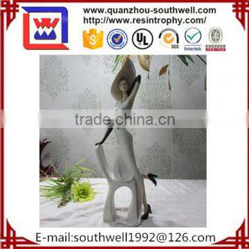 Decorative Craft Polyresin Lady Figurine