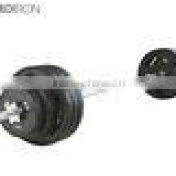 100LB ECO weight set,rubber coated weight sets,set of weights apparatus