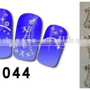 2015 Gold and Silver Metallic Foil Nail stickers Nail Art Decals