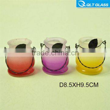 High quality wholesale glass jar candle