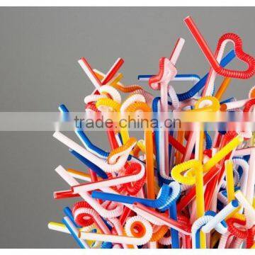 Popular art drinking straw