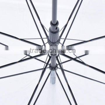 Auto Open Transparent Straight Umbrella LOGO Printing Cheap Umbrella photo-3