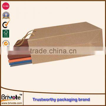 Brown Bag Kraft Paper Roll Logo Letter Print Mini Kraft Paper Gift Bag Argentina Kraft Paper Gift Bag photo-2