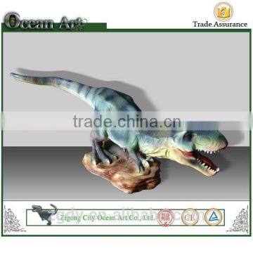 wholesale mini dinosaur wood craft dinosaur statue for sale