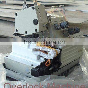 Industrial glove overlovk machine