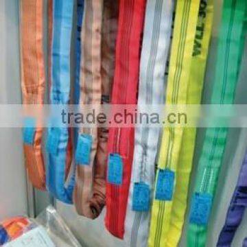 wire slings safety factor 6:1 polyester tape for round sling