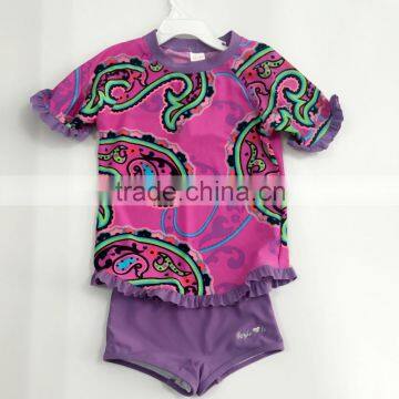 UV50+ Protect skin Colorful printed children swimwear sexy swimsuit