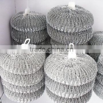 hot new products for 2015 hot sell crimped wire mesh stainless steel cleaning ball, galvanised wire scourers