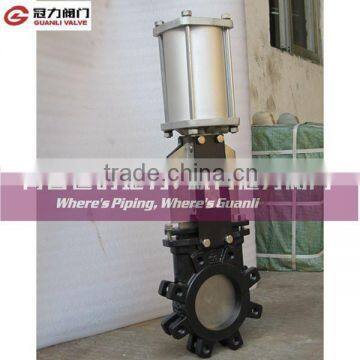 Zero Leakage Lug Type Pneumatic Knife Gate Valve Price