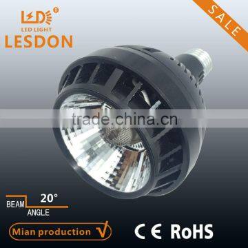 CE SAA led par30 E27 led spot lighting with epistar chip from taiwan factories