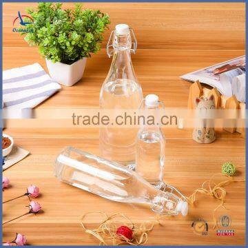 Wholesale Fruit Juice Bottle Clear Glass Water Bottle