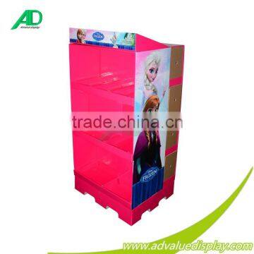 Warehouse Equipment Heavy Duty Ragdoll Cardboard corrugated pop retail pallet displays