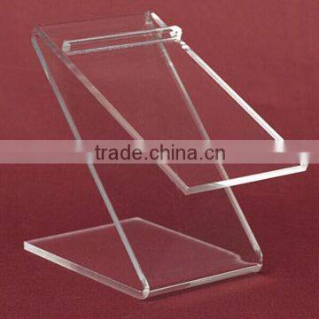 Transparent high heel shoes display acrylic shoes holder