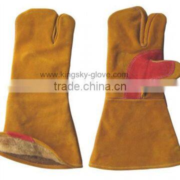 Cow Split Leather Welding Glove