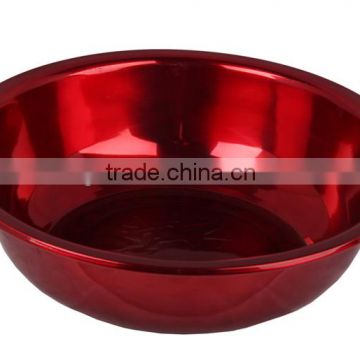 High quality red mirror color enamel wash basin