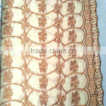 Fashion 100% polyester embroidery net fabric,3d fabric