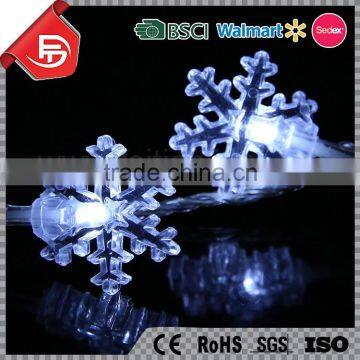 TZFEITIAN Waterproof IP44 Transformer Low Voltage Snowflake Led String Lights photo-3