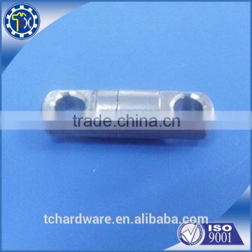 precision metal cnc manchine plug parts with two holes