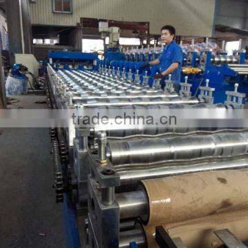 Glazed Roof Tile Roll Forming Machine For Roof Use, Aluminum Roof Sheet Rolling Former photo-3