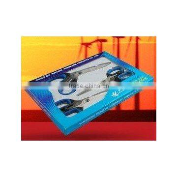 HR003A 3pcs Office Scissor Set With PP/TPR Handle