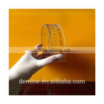Custom 2mm Thick Anti Scratch Polycarbonate Ruler photo-2