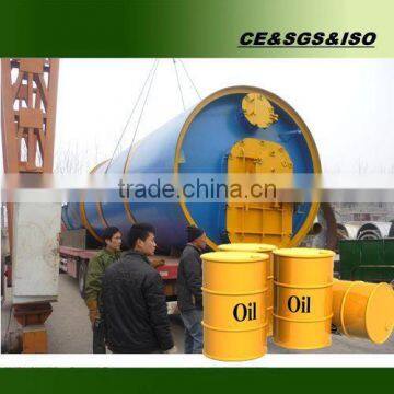 Latest design old tyre pyrolysis plant with new technology