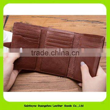 2016 Hot Selling Classical Fashion Lady Wallet, Wallet Trifold PU Leather Wallet 16914 photo-4