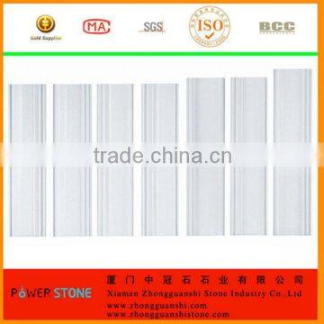 White Crystal Stone Borders,Crystal Stone Skirting Border Tile