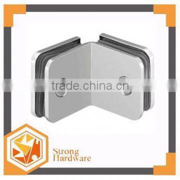 90degree ,two sides Polished/Satin Copper Square circinal angle shower door hinge glass partition 6mm-12mm galss door hinge