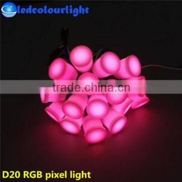 High quality PC 20mm RGB pixel lights