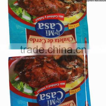 congelado 20C pack steak cooked laser easy tear food gift normal zipper 4 side seal bag/pouch exports from China at a low price