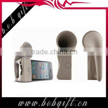 latest silicone horn mini speaker