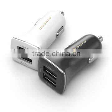 5V Car Charger with 2USB charge for moblie and iphone or ipad PN-522