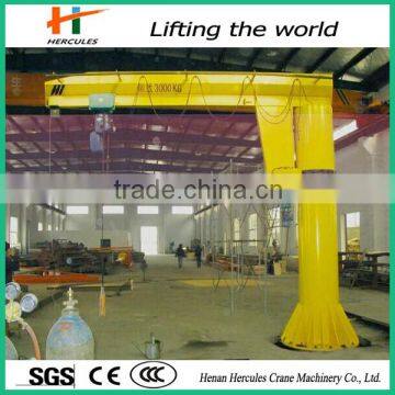 Floor Fixed Slewing Hydraulic Jib Crane