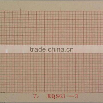 ECG Paper / 63mm*100mm-300P Z fold electrocardiograph paper for Fukuda 2155