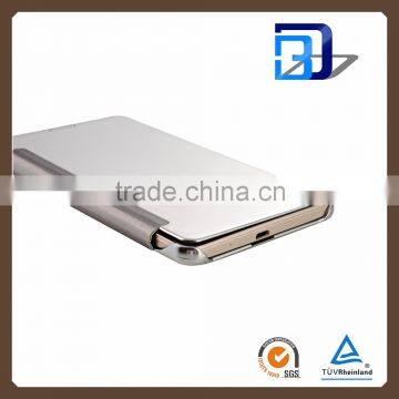 2016 Luxury Electroplate Clear View Smart Flip Leather Mirror Case for Huawei Ascend Mate 7 Mobile Accessories China Supplier photo-5