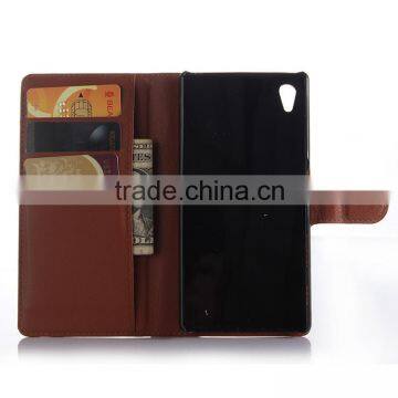 Hot! New! Cell Phone Cover Wallet Leather With Card Slots Stand Flip Mobile Phone Case for Sony z5 Premium China photo-3