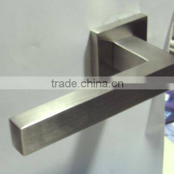 stainless steel square tube lever handle \ door handle