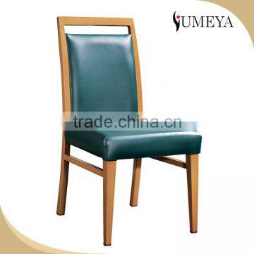 Factory wholesale commercial furniture Imitation wooden pu leather dining chair italian design