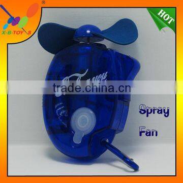 Battery Operated with water spray mini Promotional Fan.