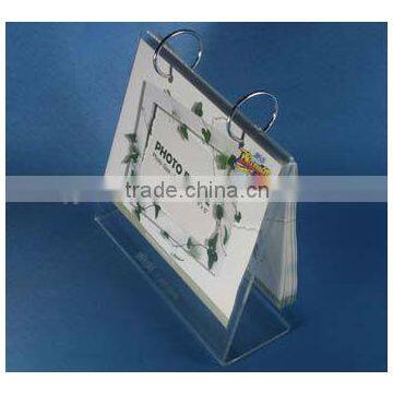new fashionable clear acrylicplastic calendar stand