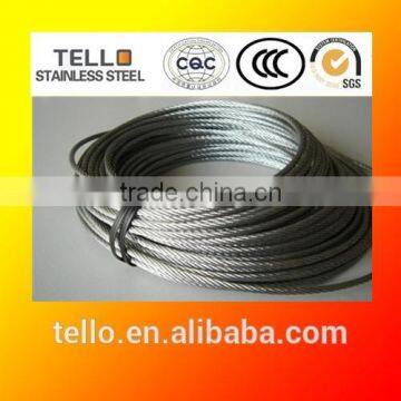 304 7x7 S.S Wire Rope Cable