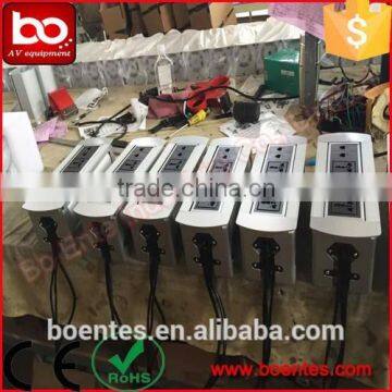 CE Approved Manual Type Rotating Desktop Socket With German Power Plug photo-6