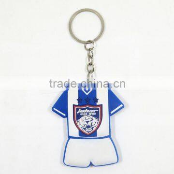 Yiwu Manre Manufacturer Custom Pvc Key Ring Jersey Shaped Rubber Keychain Souvenir Keychain photo-4
