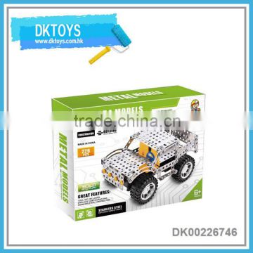 226pcs Educational metal DIY toys pickup truck type