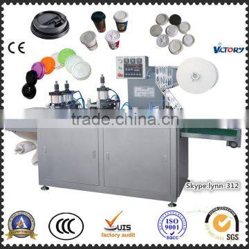 CE Standard Automatic Flatbed Plastic Lid Cover Forming Machine,plastic lid cover thermoforming machine