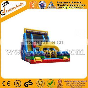 Outdoor inflatable obstacle course jumping slide A5042