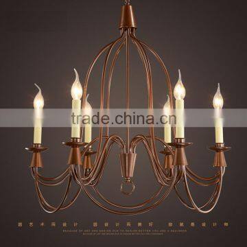 Extravagant six light candle chandelier,classic and traditional pendant lamp,vintage classic good sell chandelier