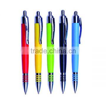 Hot Sale Plastic Pen Clip Ballponint Pen / Assorted Colors