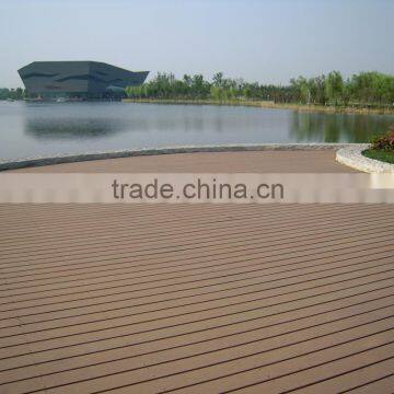 High Quality Hollow WPC Outdoor Flooring Wood Plastic Composite Decking for Garden Public Place Landscape
